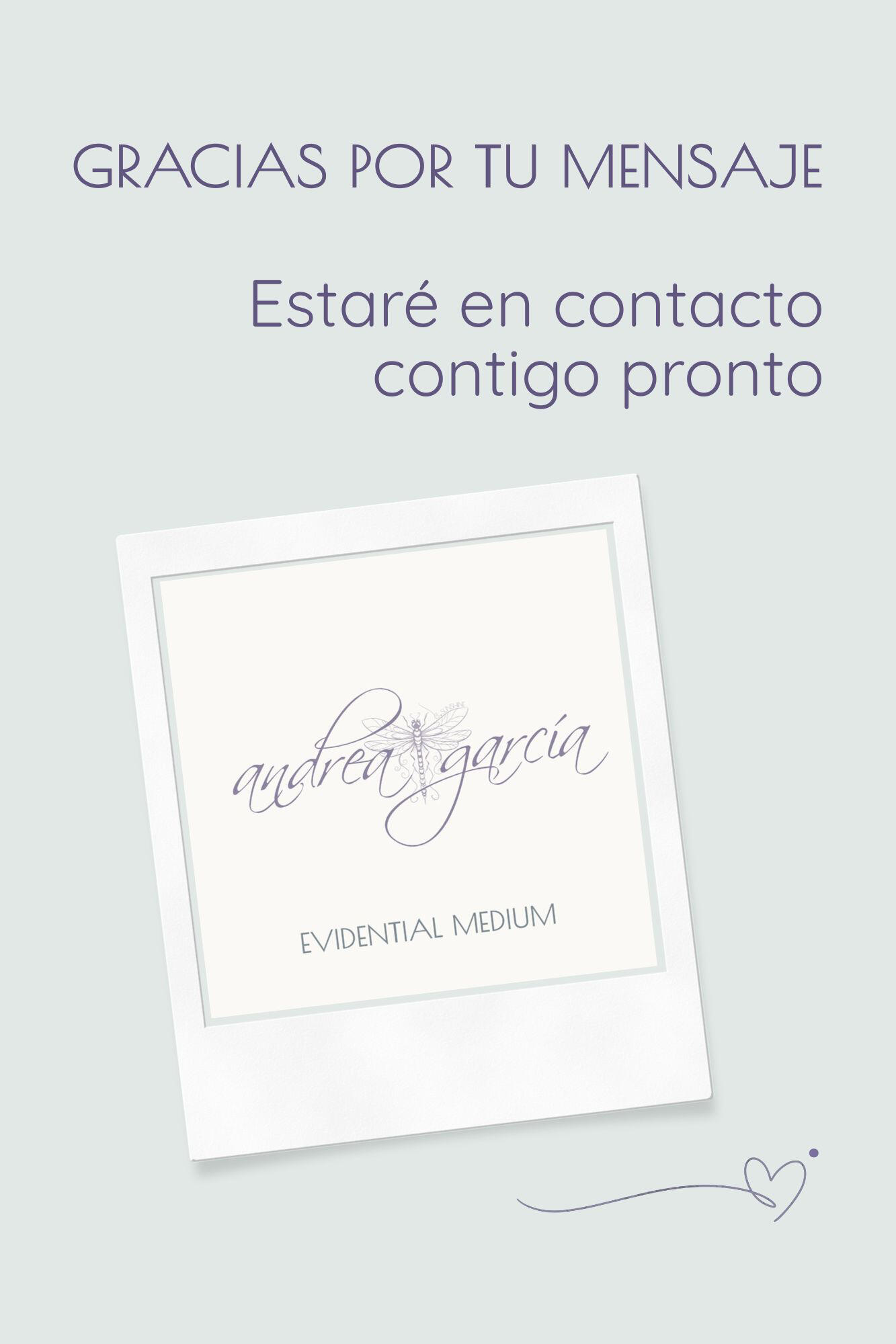 Imagen con el texto “Gracias por tu mensaje, estaré en contacto contigo pronto.”